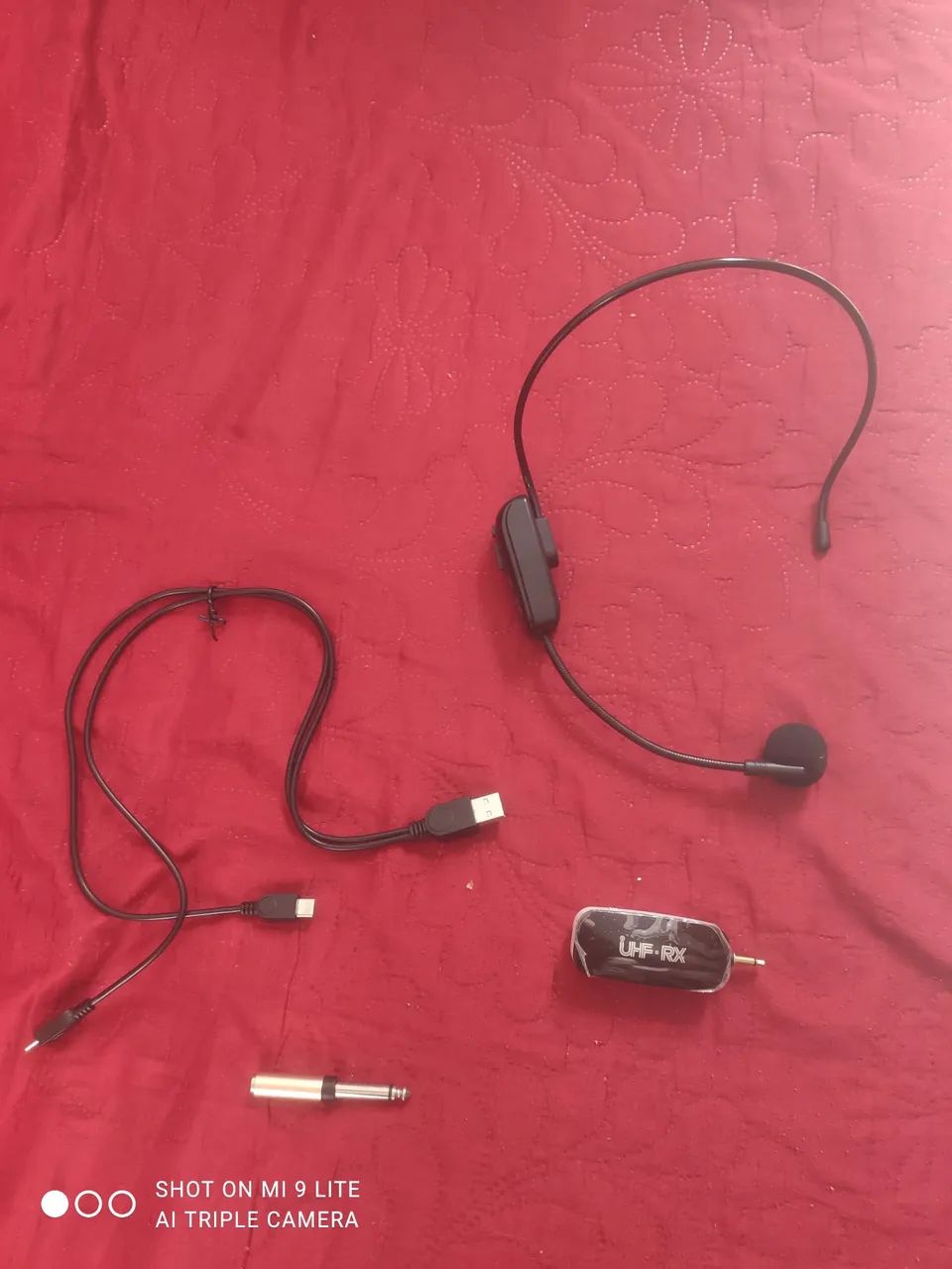 Microfone Headset Sem Fio Wireless UHF TX  - Foto 6
