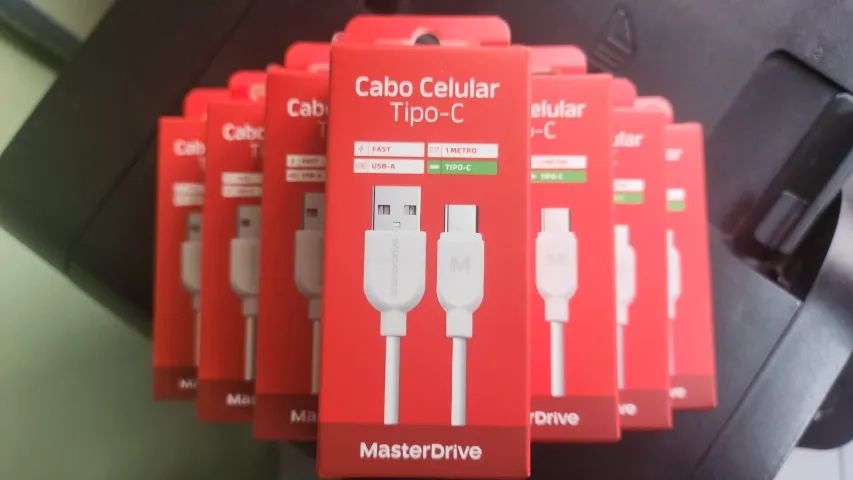 Pack com 10 Cabos USB-A para USB-C - Carregamento e Dados - Foto 3