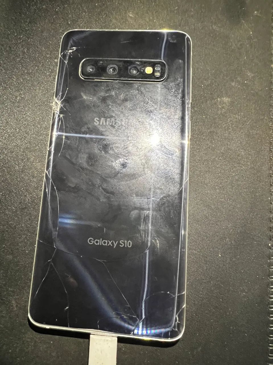 Samsung Galaxy S10 (modelo SM-G973U), cor preta - Foto 2