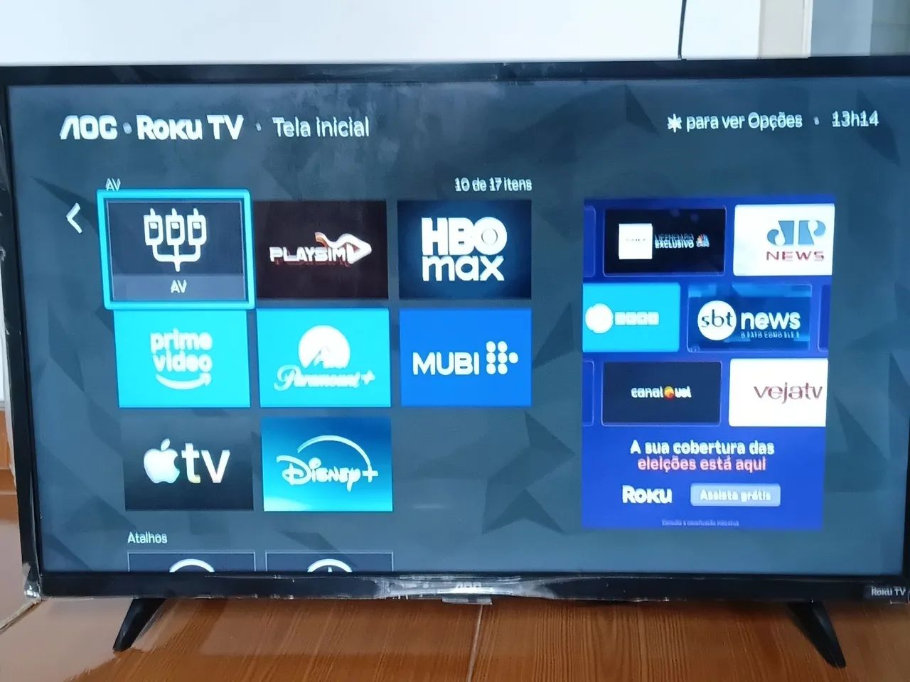 TV 32 aoc smart roku - Foto 2