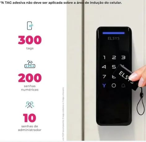 Fechadura Inteligente Easis Nova - Foto 3