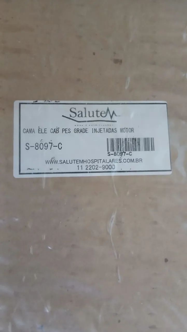 Cama hospitalar  motorizada com elevação  , sem uso . - Foto 2