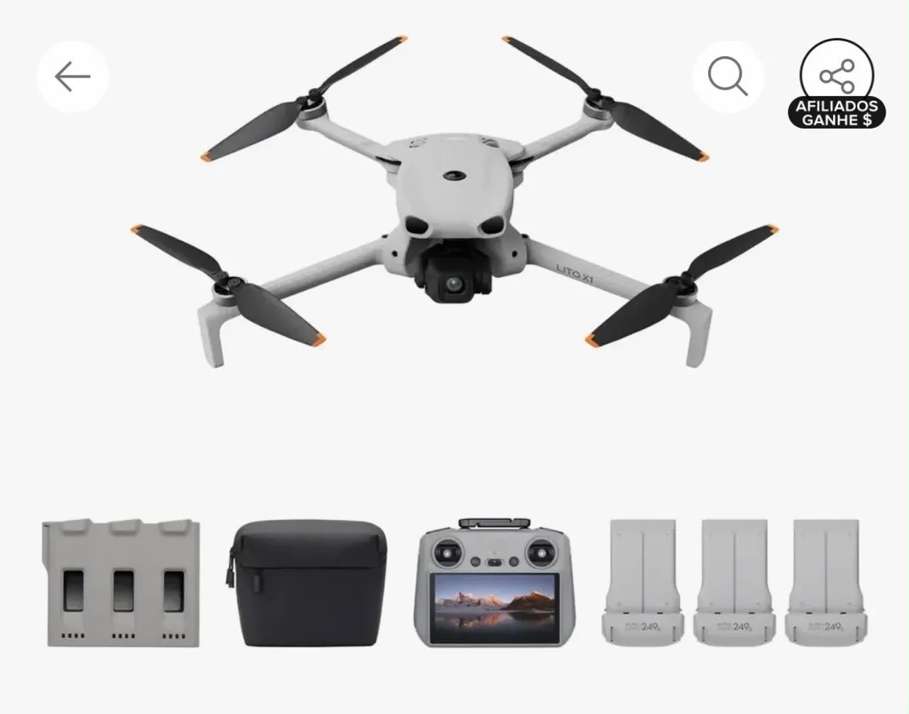 DJI Mini 4K Fly More Combo Plus (DJI RC 2) - Pronta Entrega - Foto 3