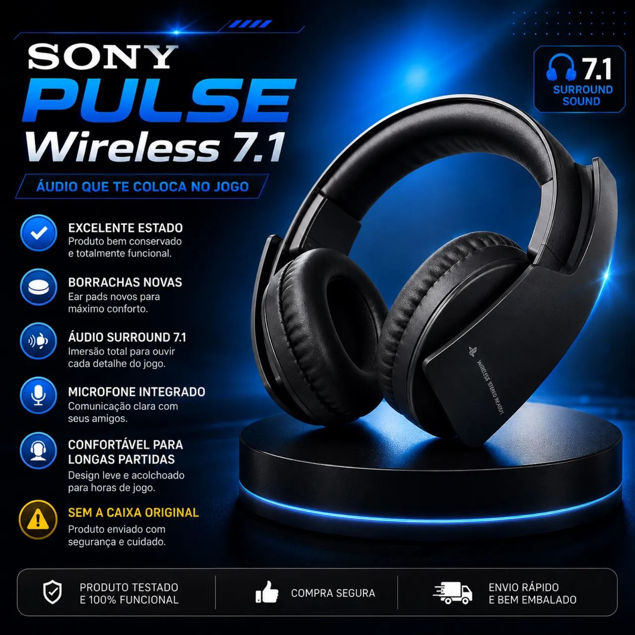 Sony Pulse wireless 7.1