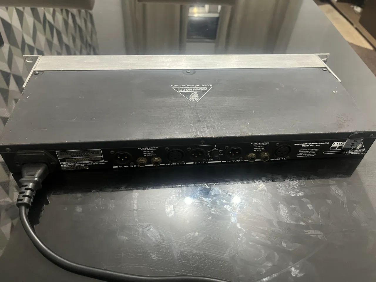 Equalizador Profissional Behringer Ultragraph Pro FBQ1502 15 - Funcionando Perfeitamente  - Foto 4