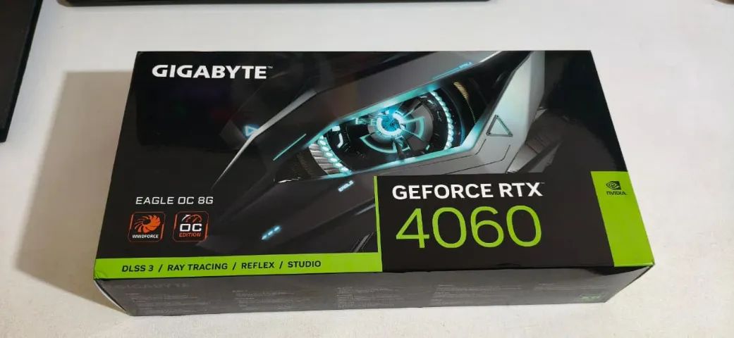 Placa da Vídeo Gigabyte RTX 4060 OC Eagle 8GB
