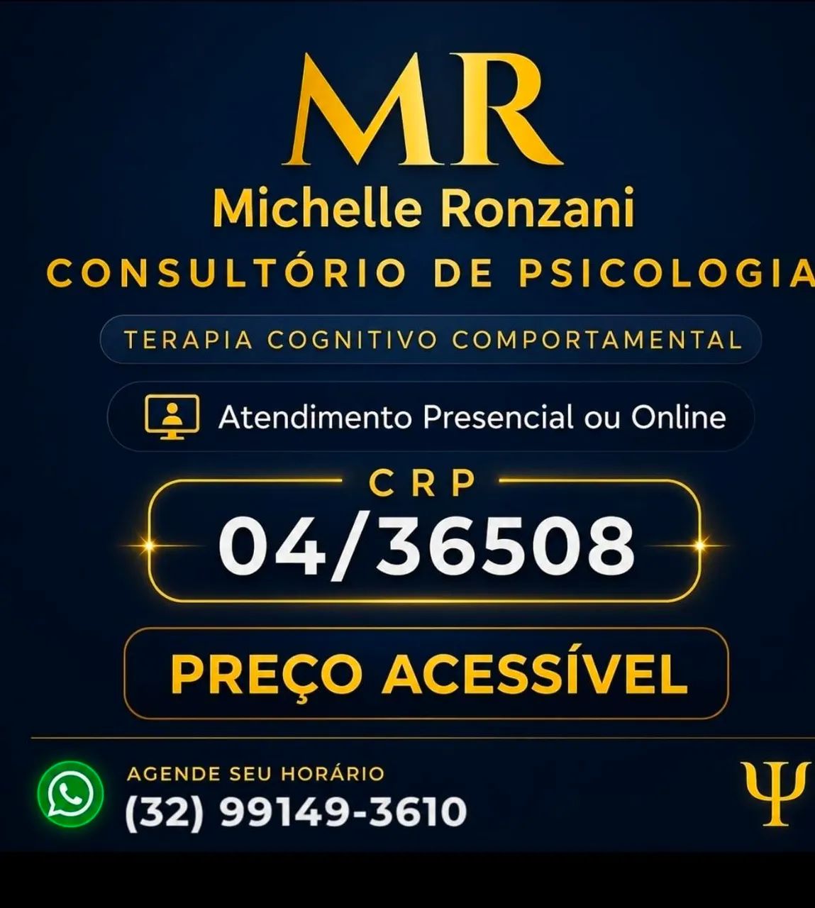 Atendimento psicológico 