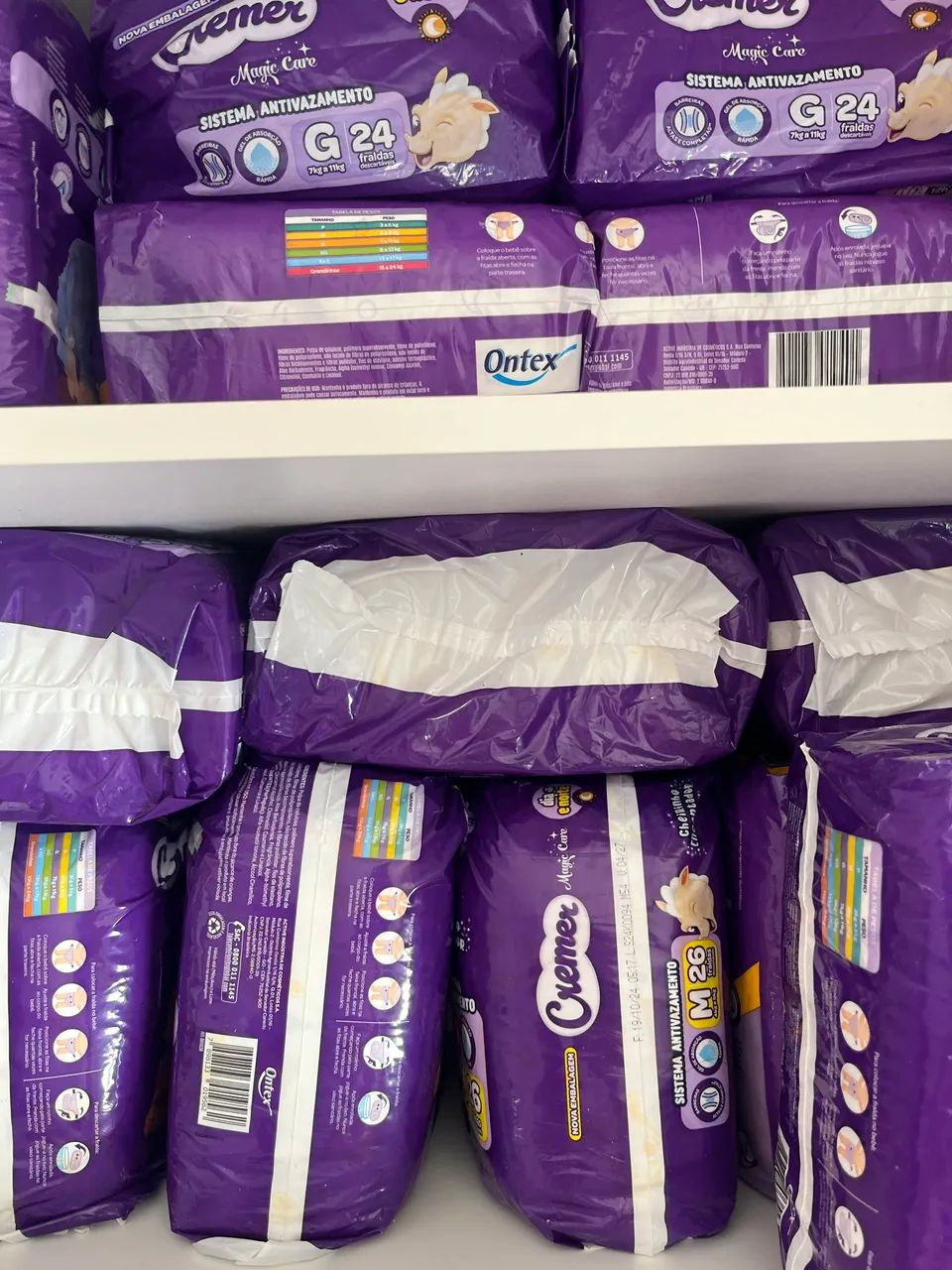 Fraldas descartáveis Cremer Magic Care G e M - Foto 3