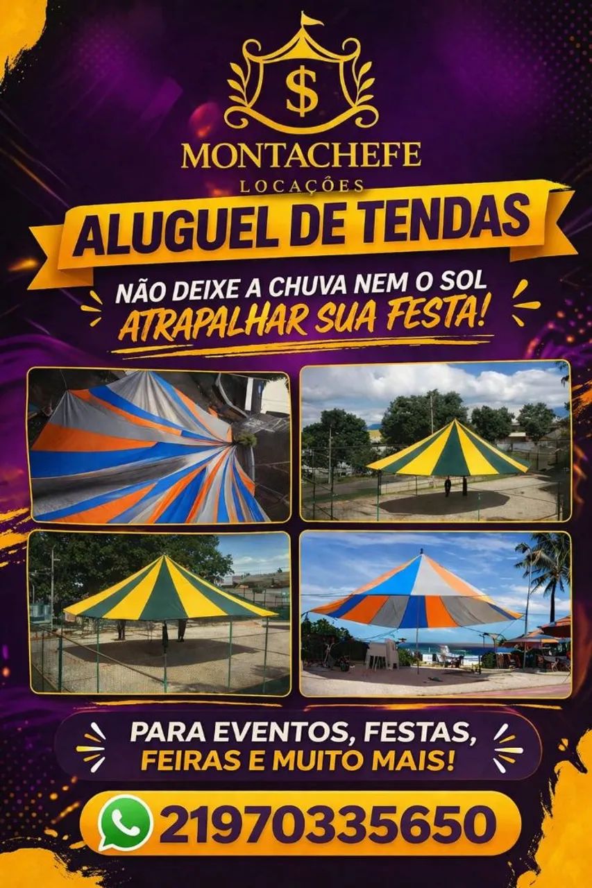 Alugo tendas para Eventos 