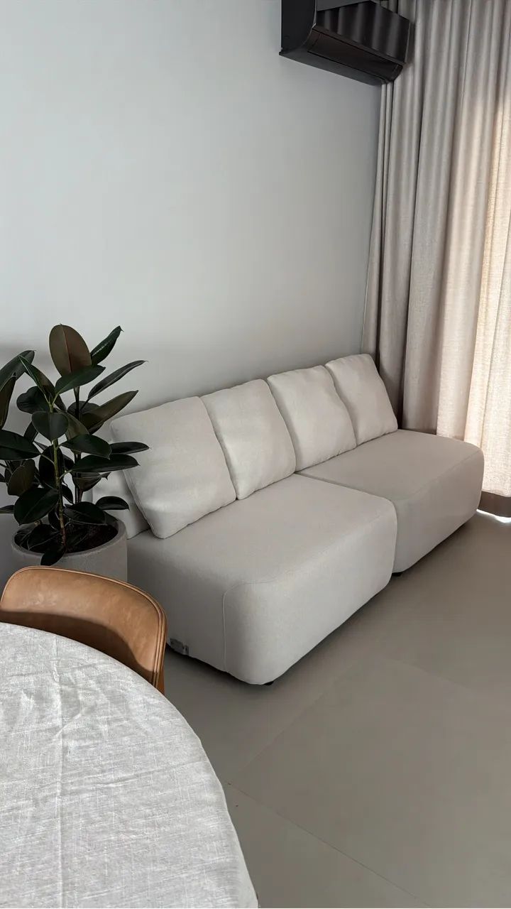 Sofá modular 2m - apenas 6 meses de uso