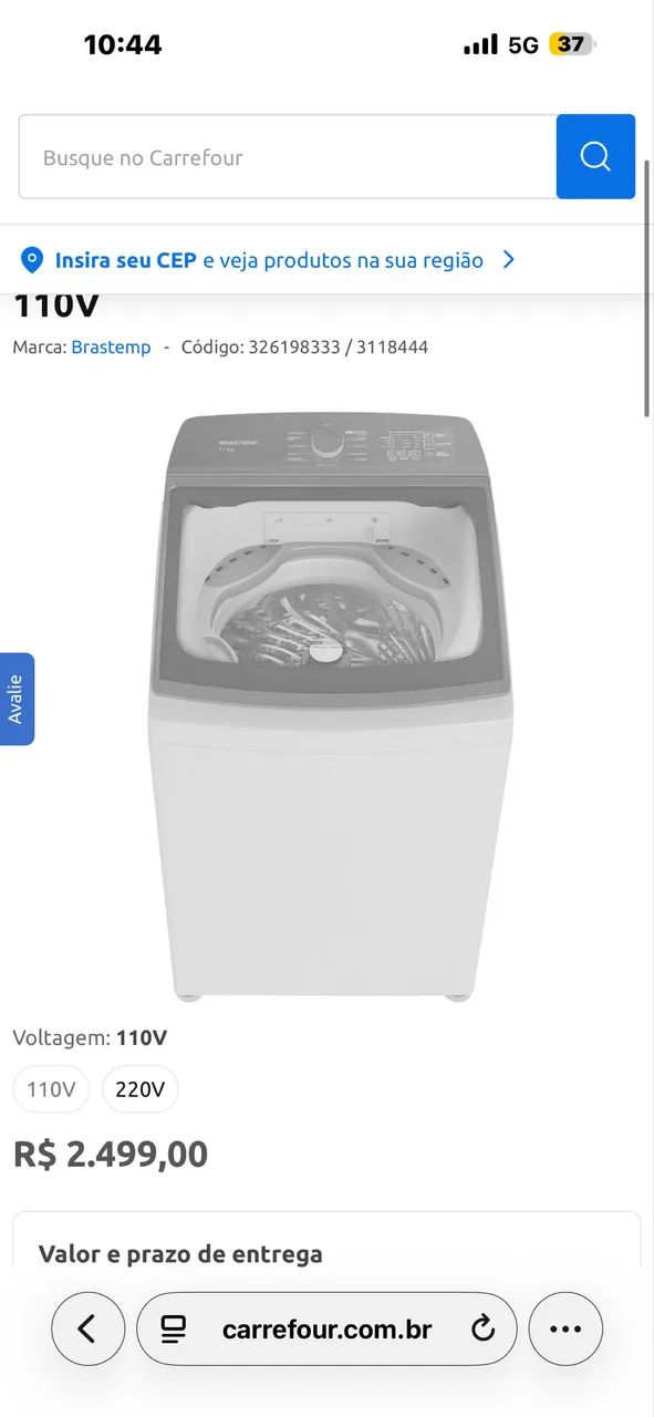 Máquina nova Brastemp 17kg - Foto 5