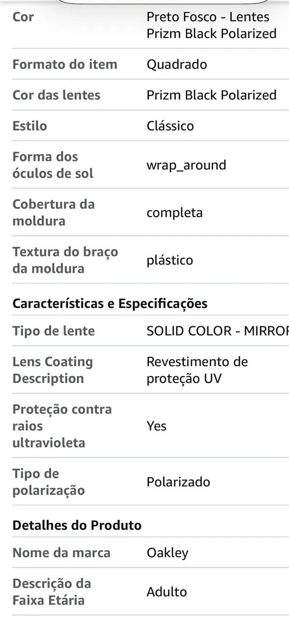 Óculos de sol Oakley Cables Preto. - Foto 5