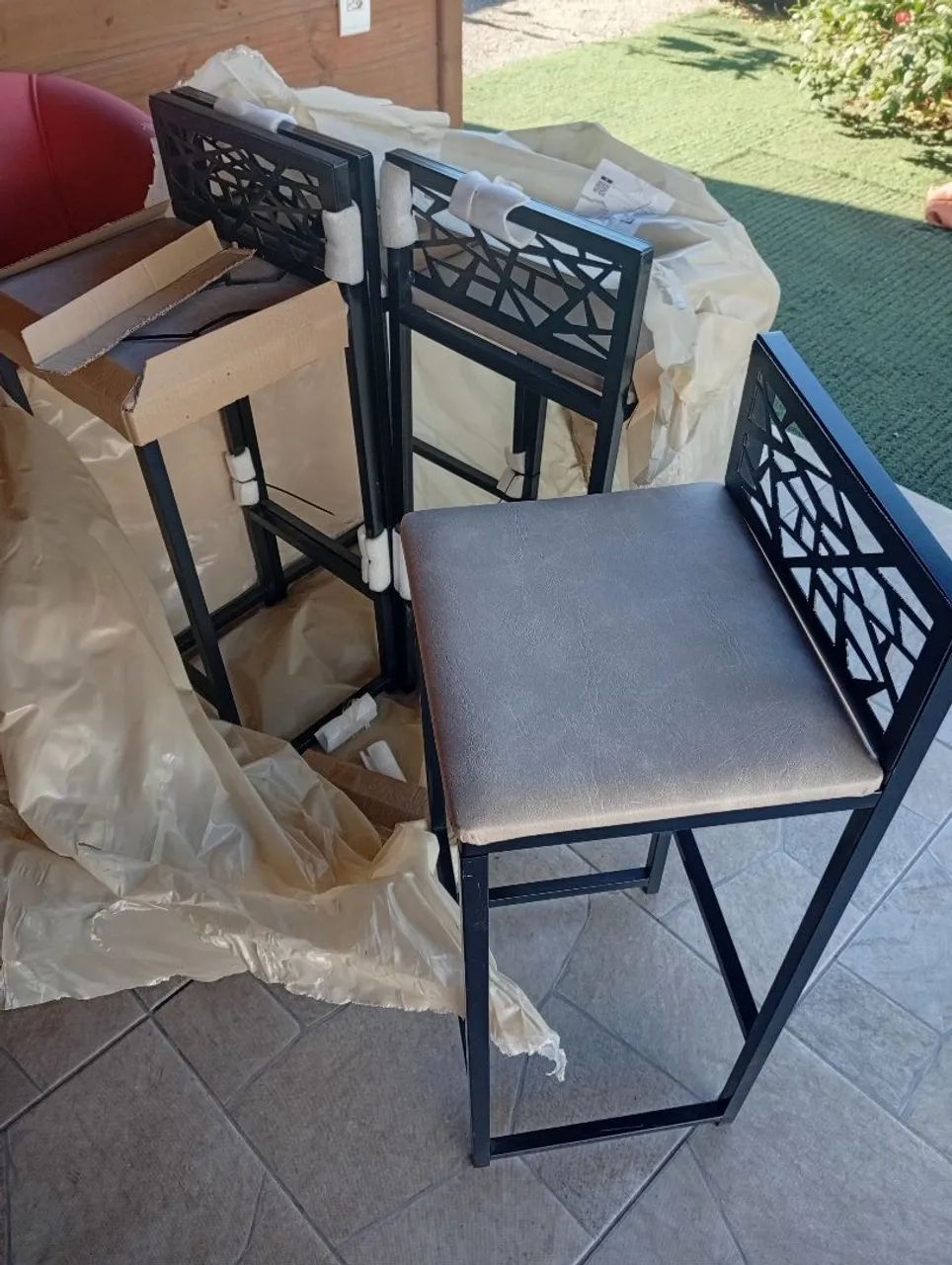 Banqueta kit com 4 novas - Foto 3