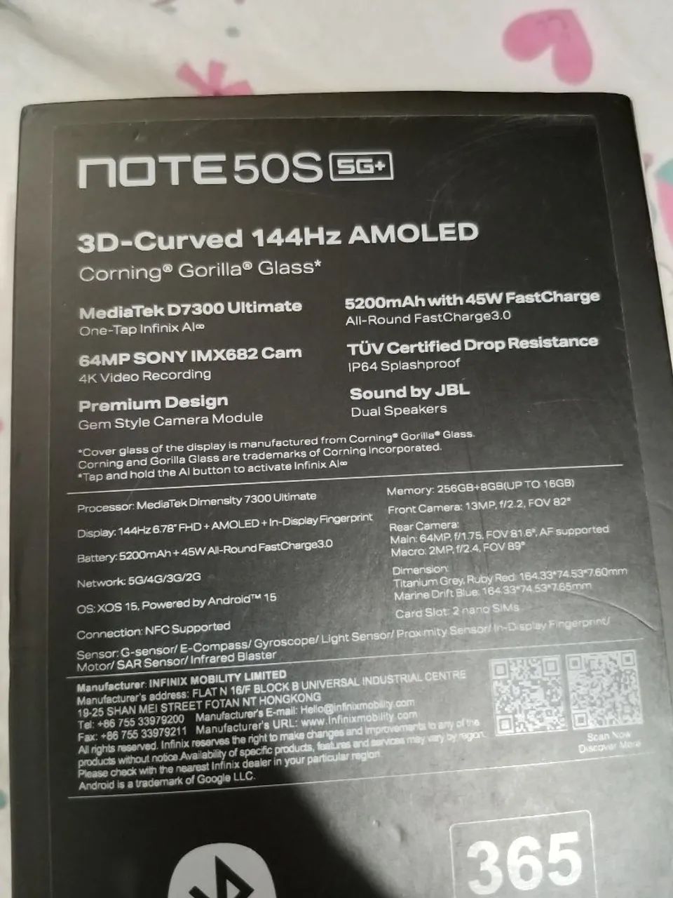 Smartphone Infinix note 50s 5G - Foto 5