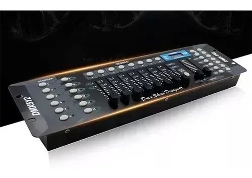 Mesa Dmx Controladora 512 Iluminação E Efeitos 192 Canais 12 (Usado)