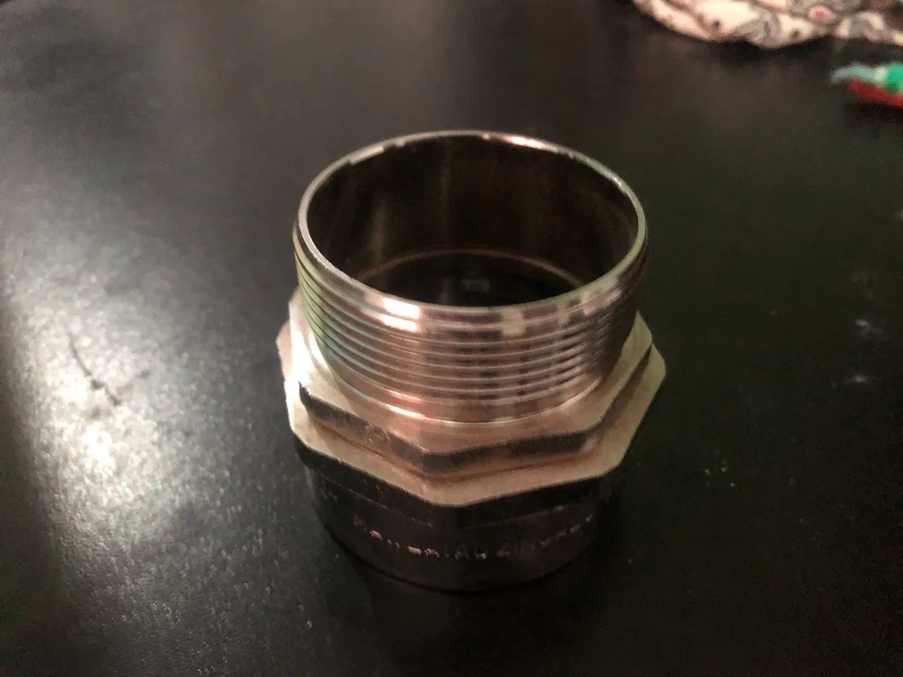 Conector eletroduto giratória 2 polegadas latão zincado sem tampa  - Foto 4