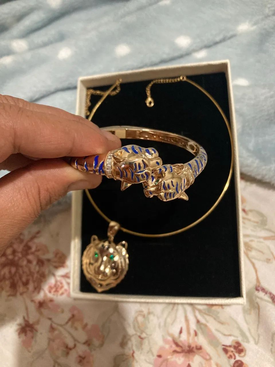 conjunto de semi joias pulseira e colar - Foto 2