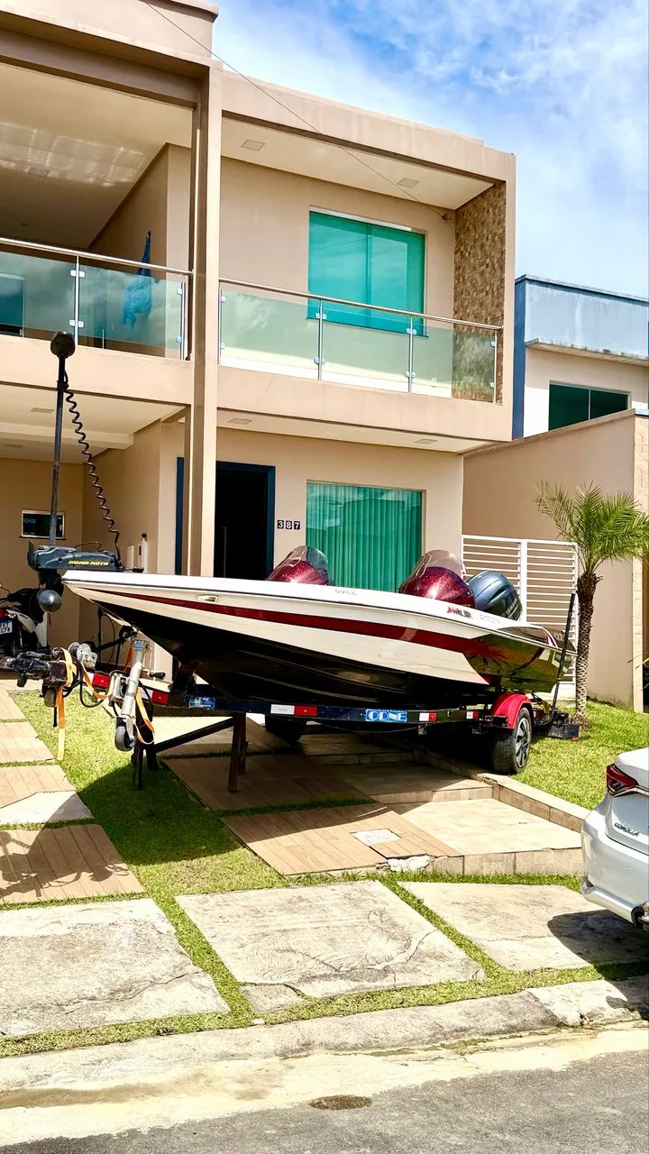 Lancha Quest 21 pés série Angler pesca