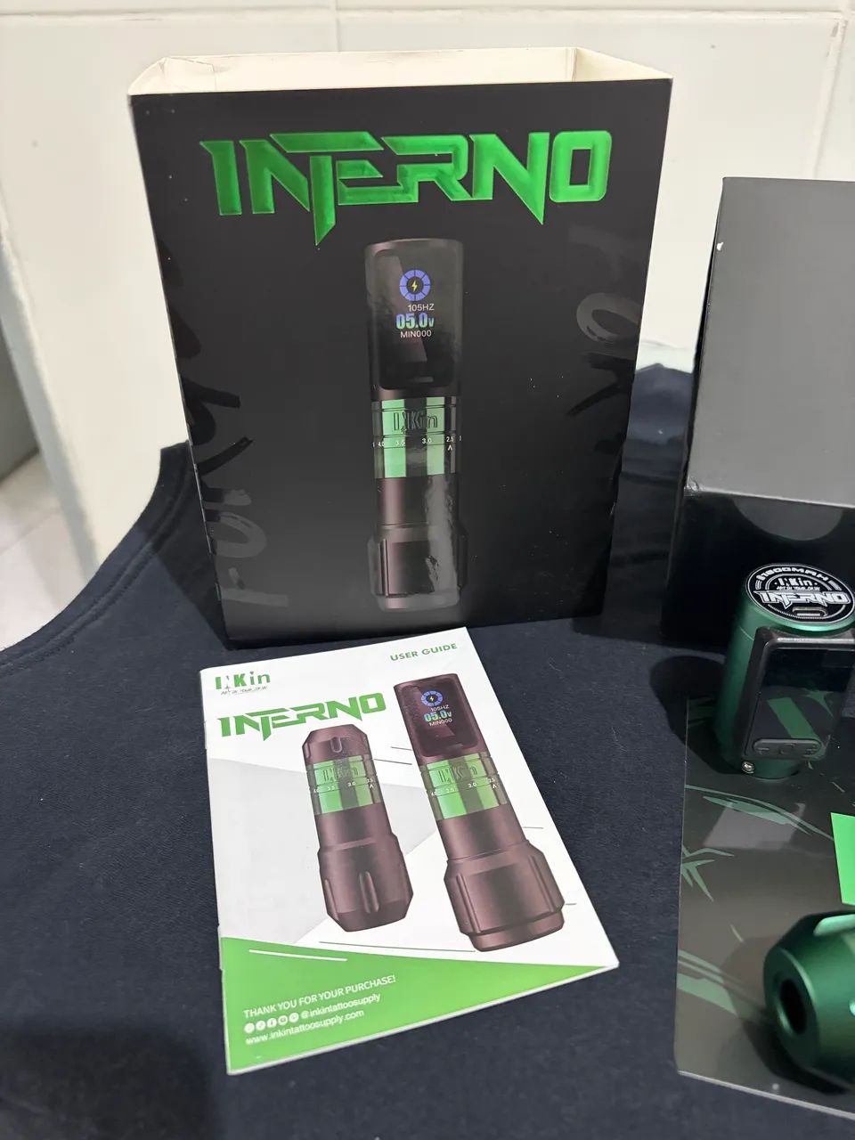 Máquina Rotativa Pen Ez Tattoo Inferno - Foto 4