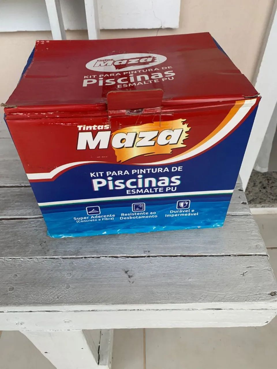 Kit de pintura para piscina novo