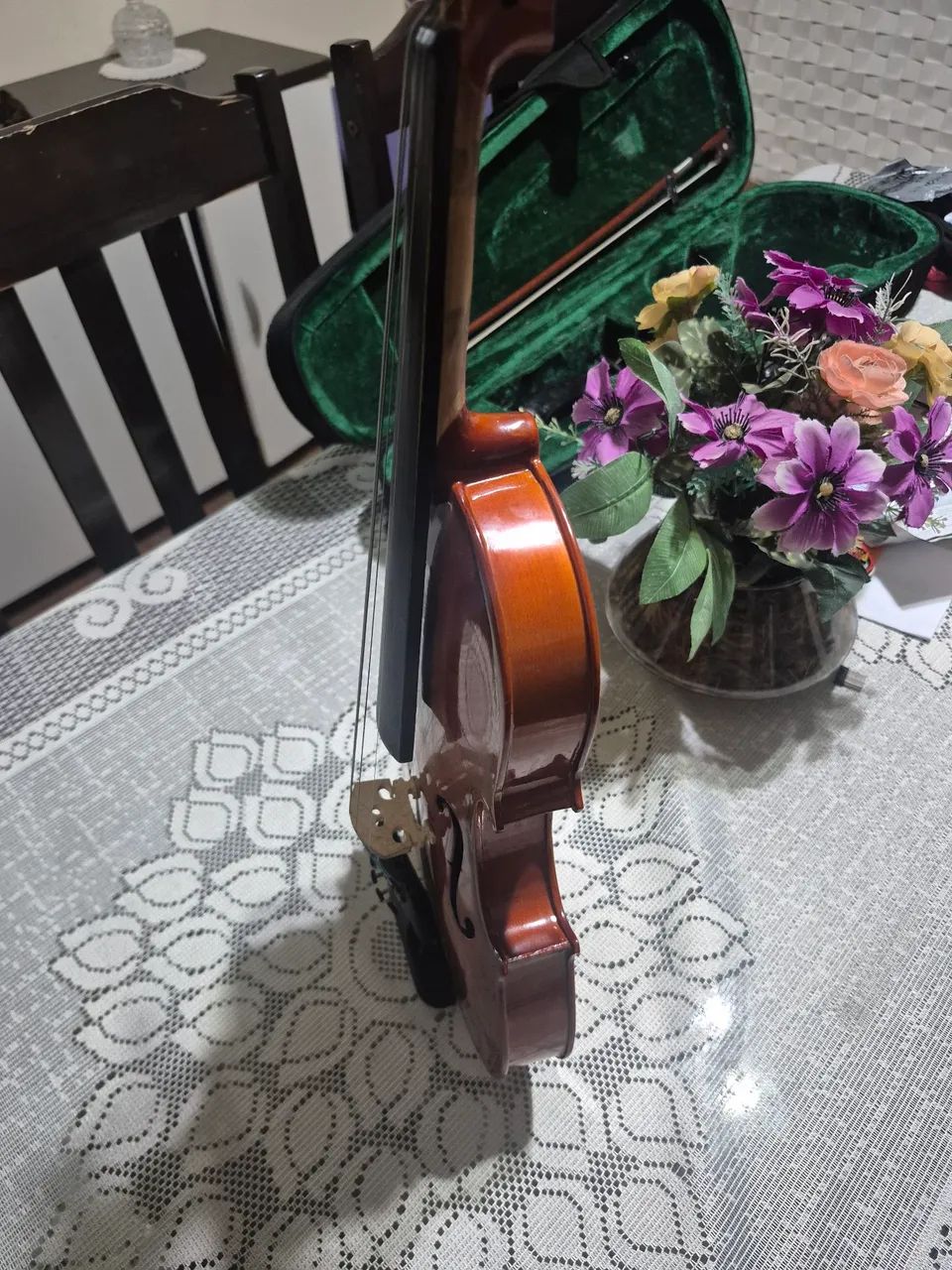 violino usado schieffer 1/2 com espaleira  - Foto 4