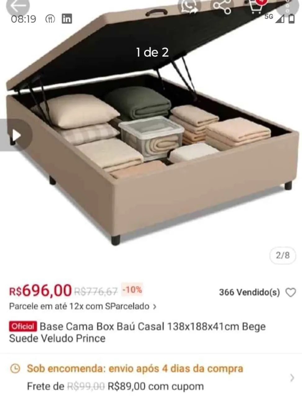 Cama box baú  - Foto 2