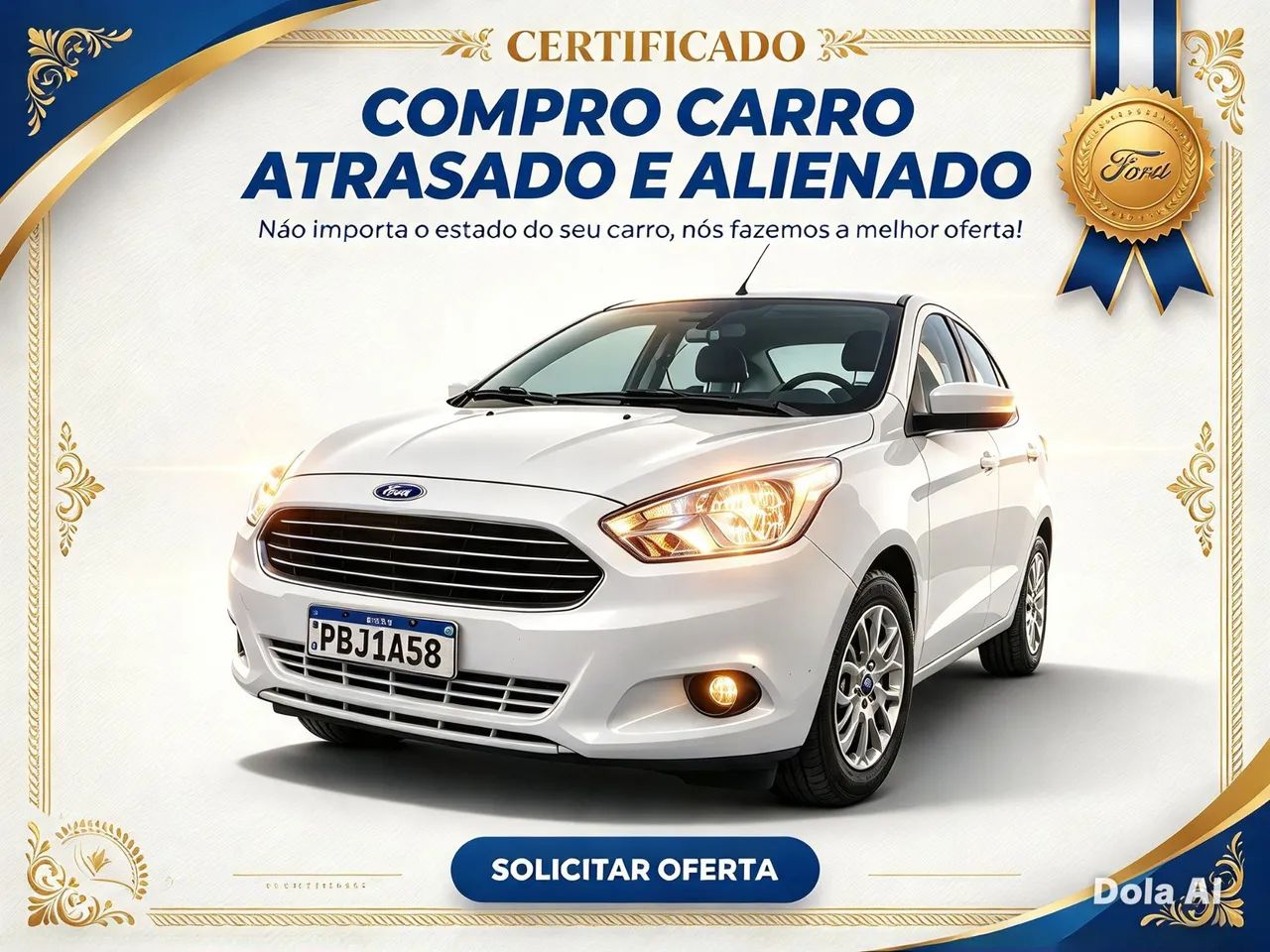 Carro com parcelas atrasada