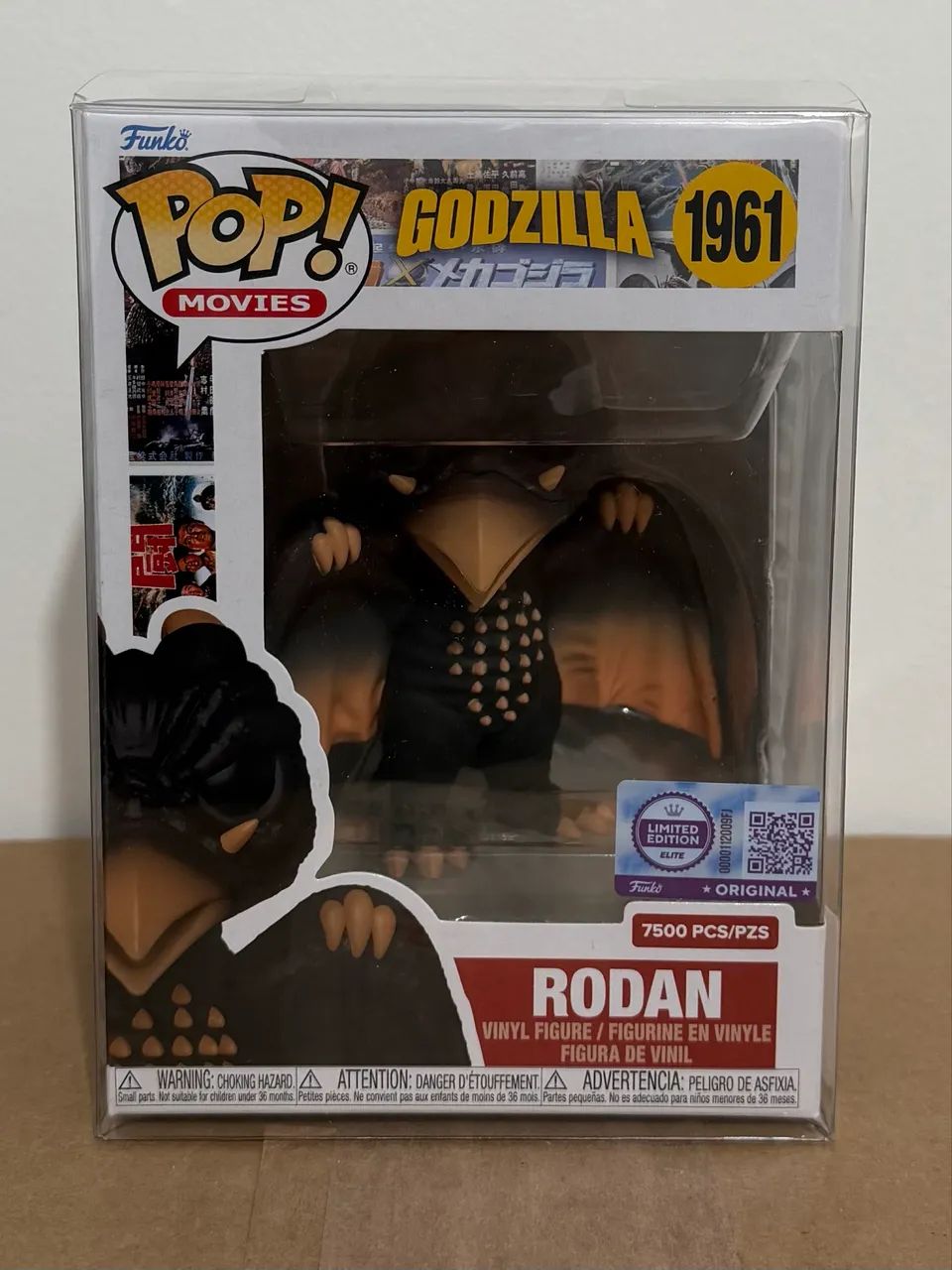 Funko Rodan Limitado 7500 peças Godzilla 