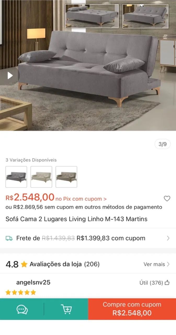 SOFÁ / CAMA - Foto 3