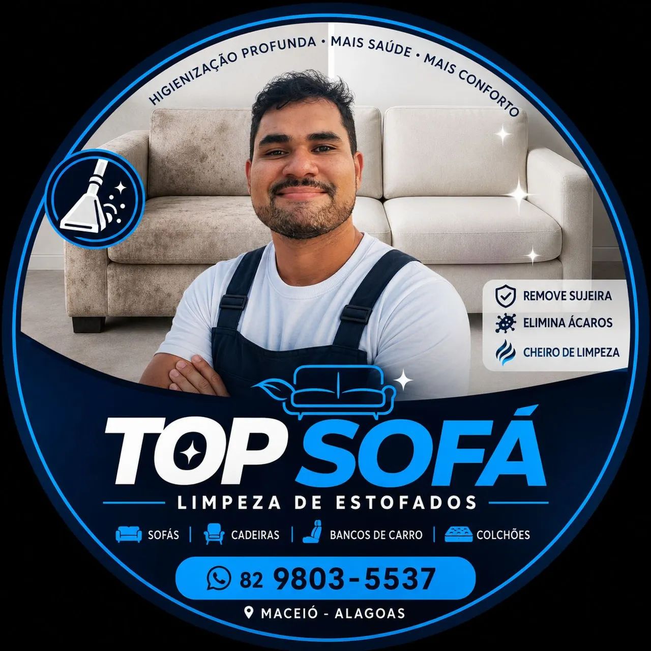Limpeza de estofados
