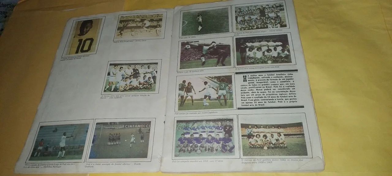 Álbum de figurinhas Glórias e Troféus de Pelé  - Foto 3
