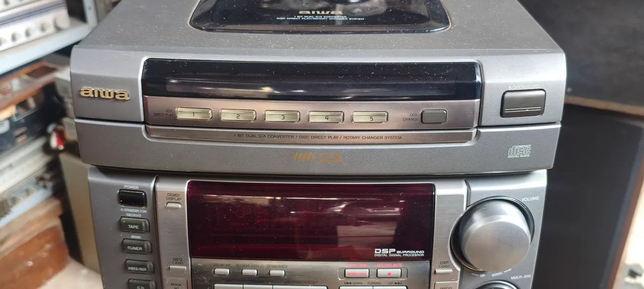 Central Aiwa F15 bem conservada  - Foto 4