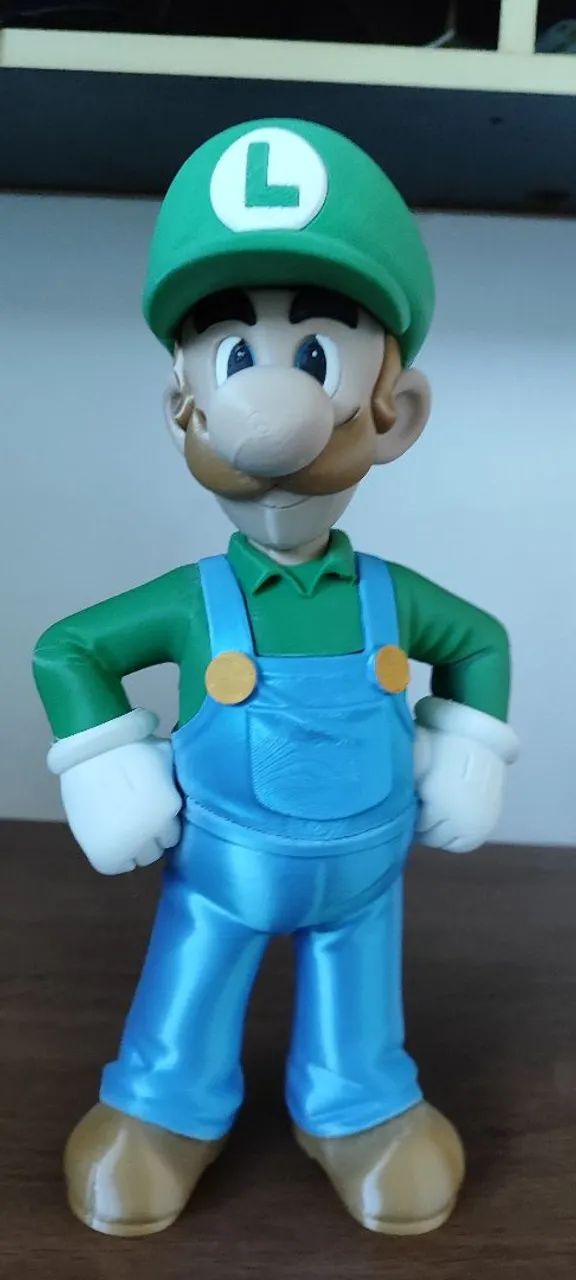Boneco Luigi  - Mario Bross 23cm - Foto 2