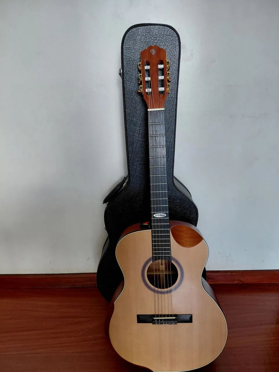 Violão Nylon Strinberg natural fosco c/efeito bag Sc301HCR c/case (tudo seminovo)