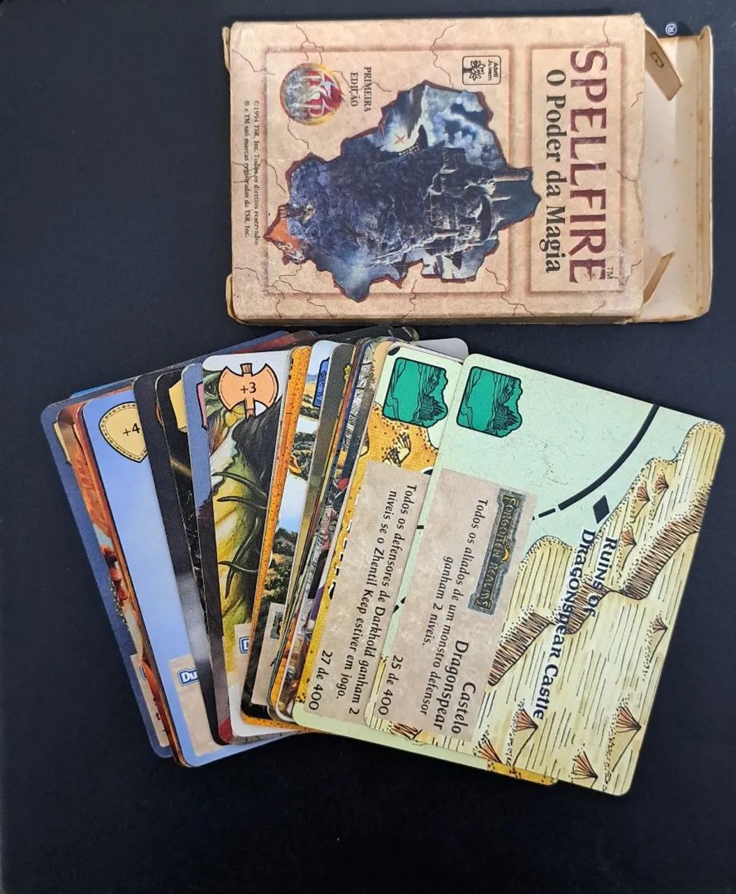 Cartas Spellfire 1ª Edição em português - Foto 4