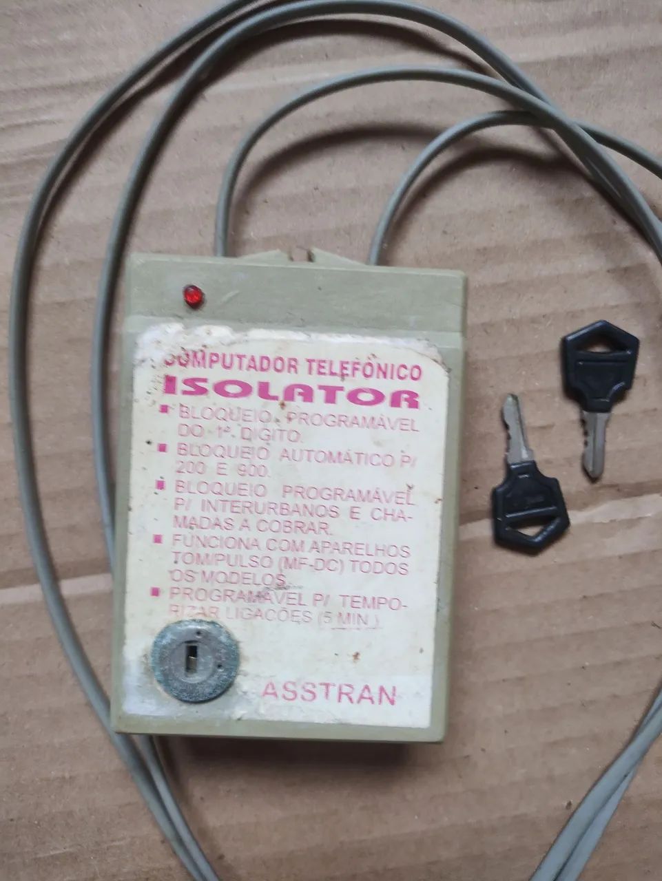 BLOQUEADOR TELEFÔNICO ISOLATOR