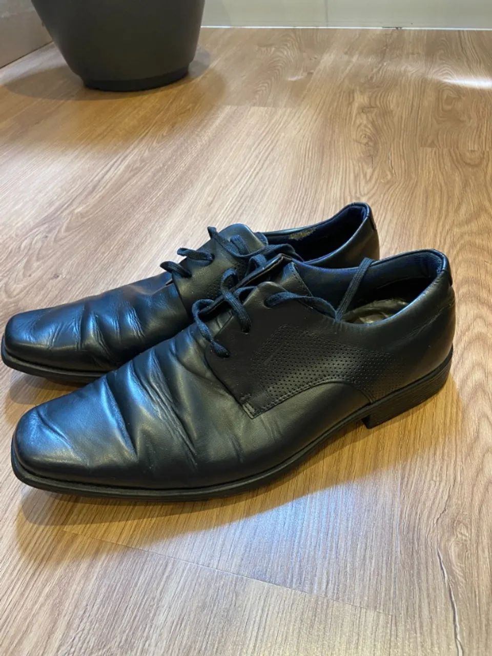 Sapato masculino preto n.º 40 - Foto 5