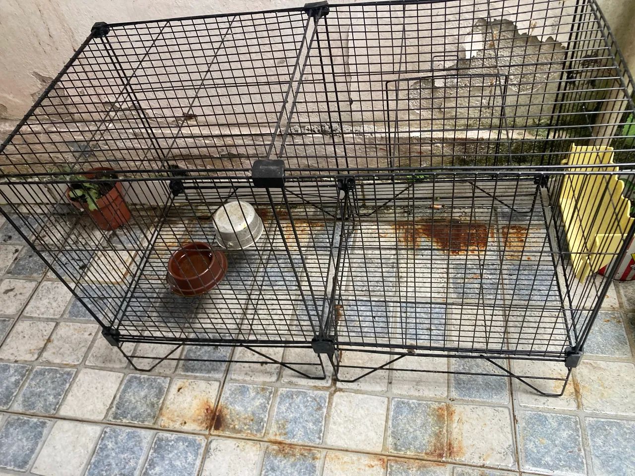 Gaiola 2x1 para coelhos, hamsters  - Foto 2