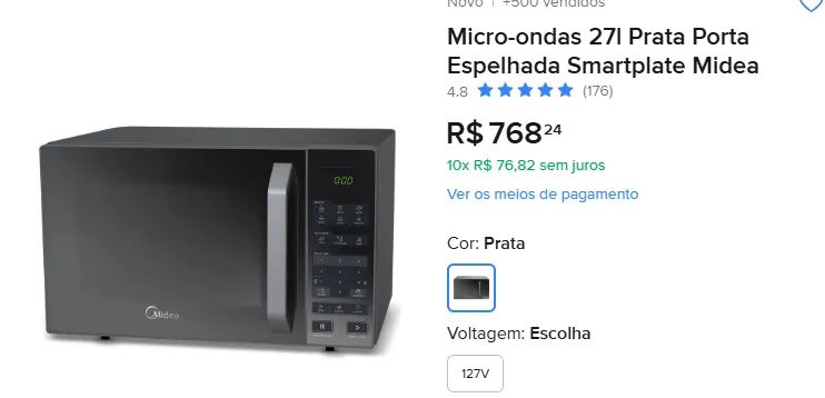 Microondas 2 meses de uso - Foto 2