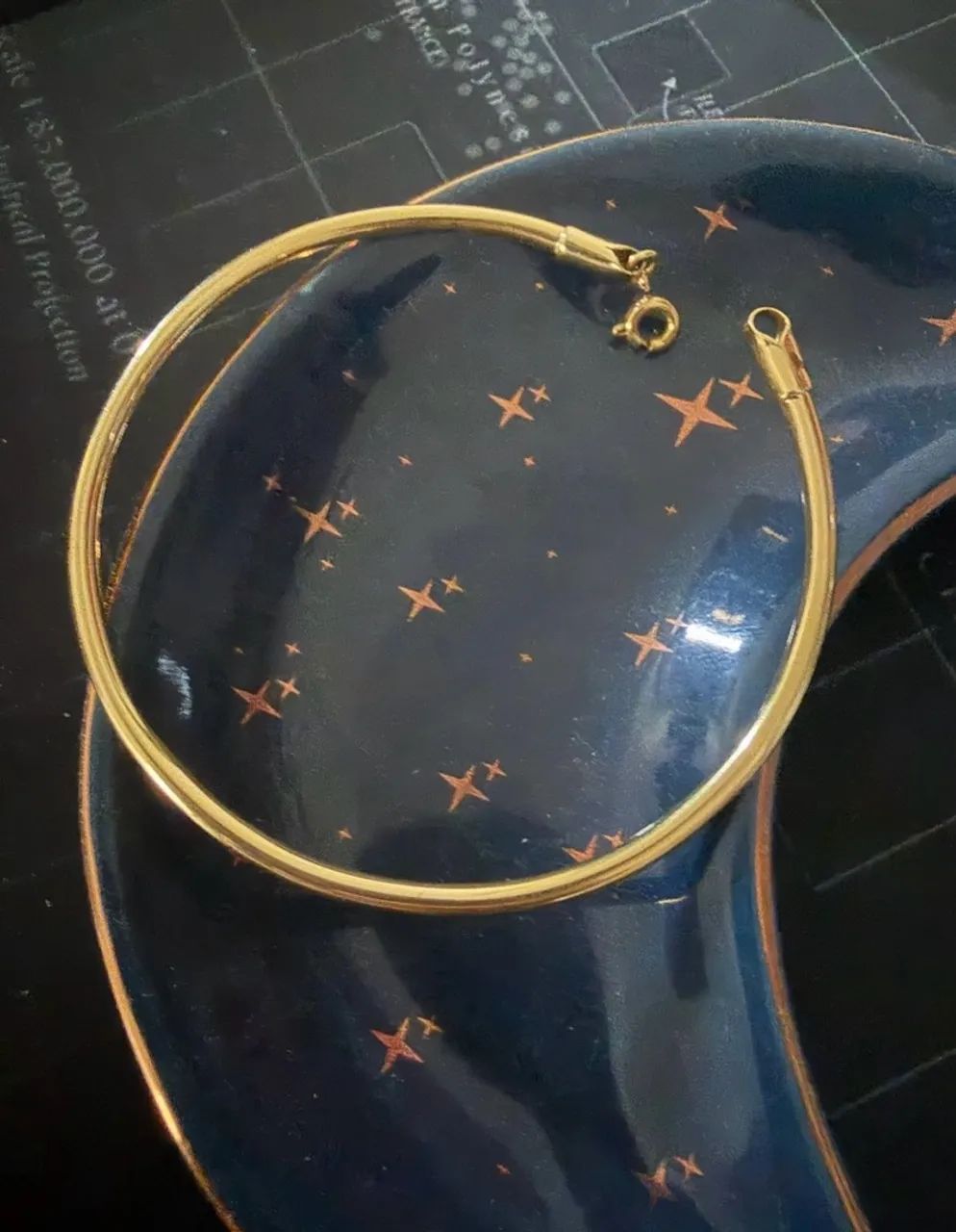 Bracelete algema ouro 18k - Foto 2