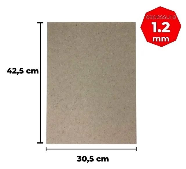 PAPEL HOLLER PARA CARTONAGEM 1,2 MM A3 30,5 X 42,5 CM 10 UNIDADES MARPAX - Foto 4