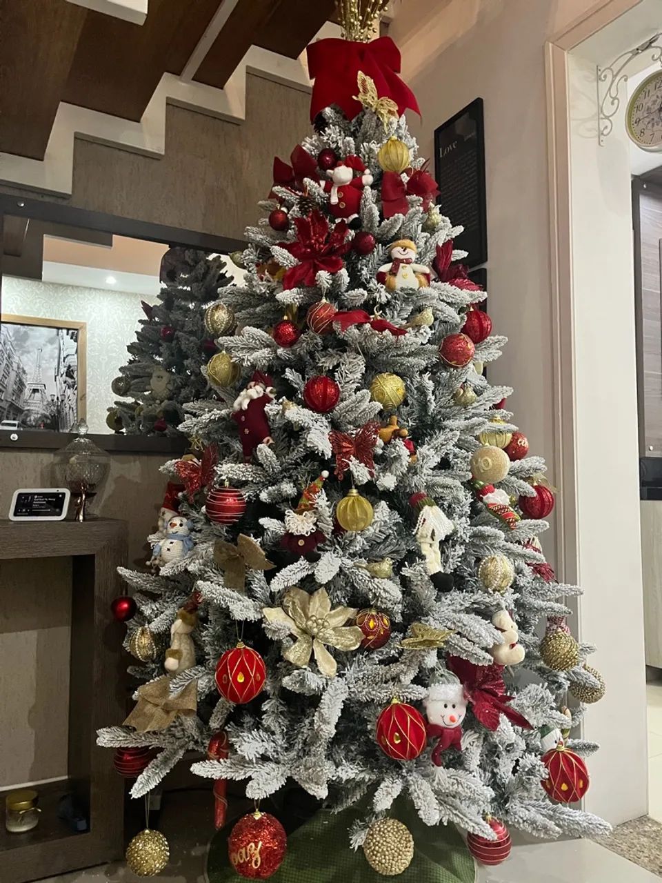 Árvore de Natal nevada - Foto 2