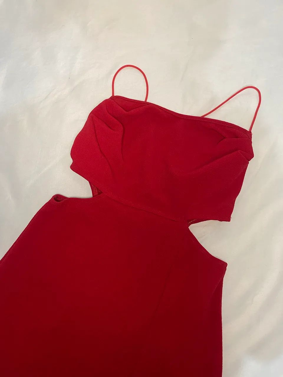 Vestido Mídi vermelho P - Foto 3