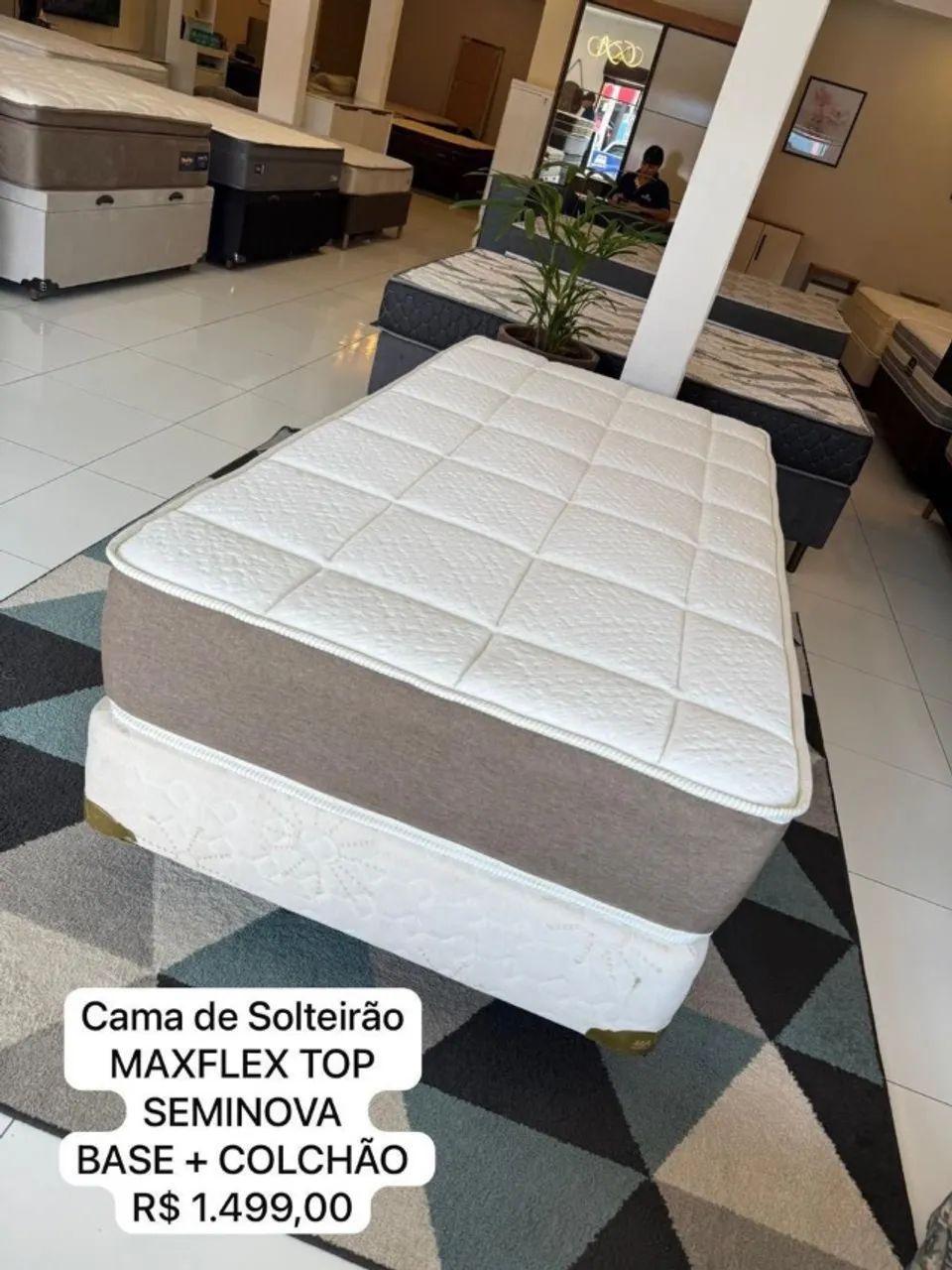 Cama de Solteirão MAXFLEX TOP - Entrego! 