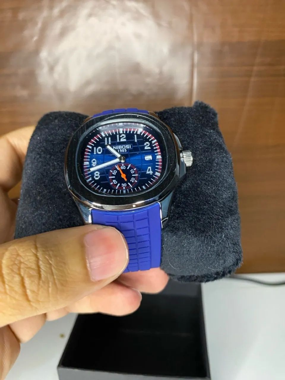 Relogio Nibosi Azul - Foto 4