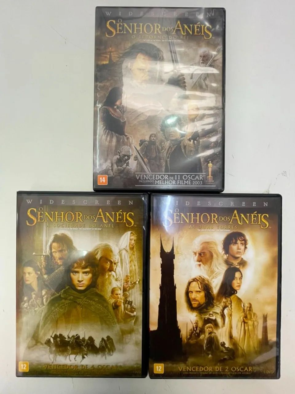 DVD BOX A TRILOGIA - O SENHOR DOS ANÉIS - 3 DISCOS. - CDs, DVDs