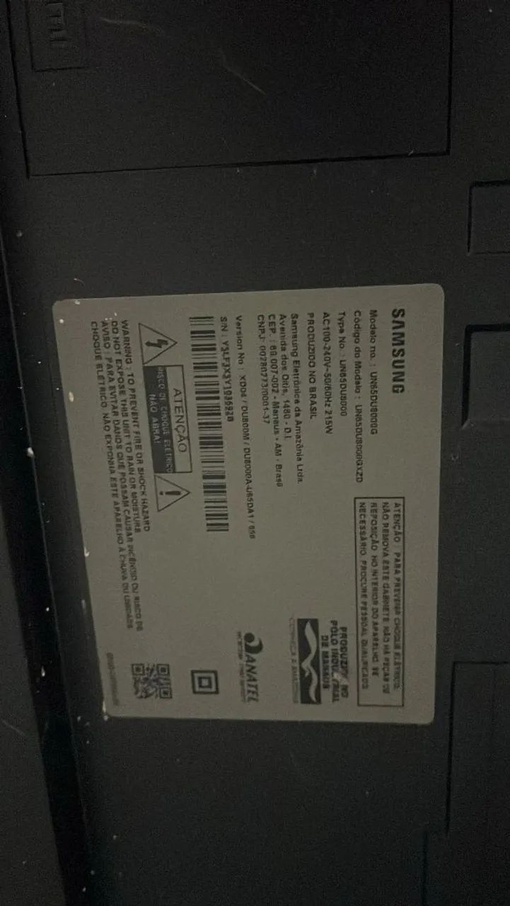 Samsung  65 polegadas completa  - Foto 2