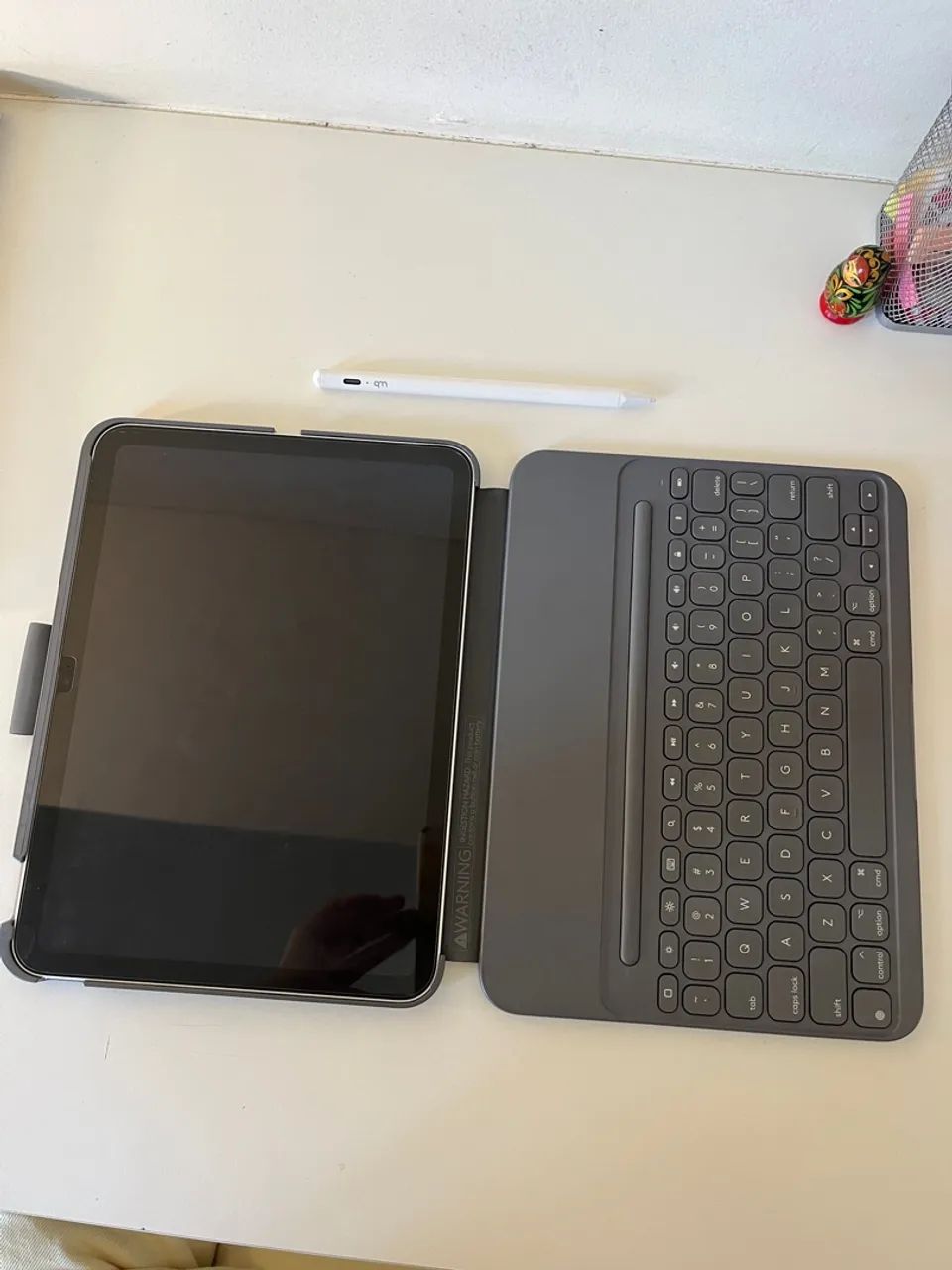 iPad 10° geração capa teclado e caneta WB  - Foto 4
