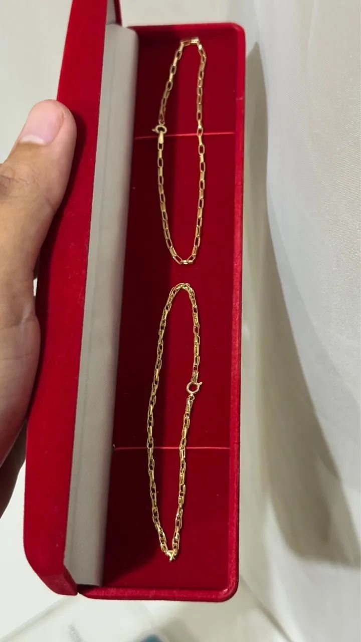 Pulseira em ouro 18k ocada  - Foto 4