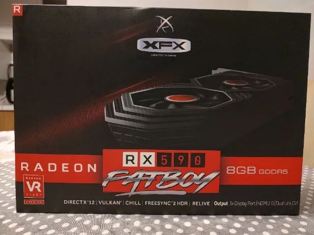 Placa de Vídeo XFX Radeon RX 590 Fatboy 8GB GDDR5 - Foto 5